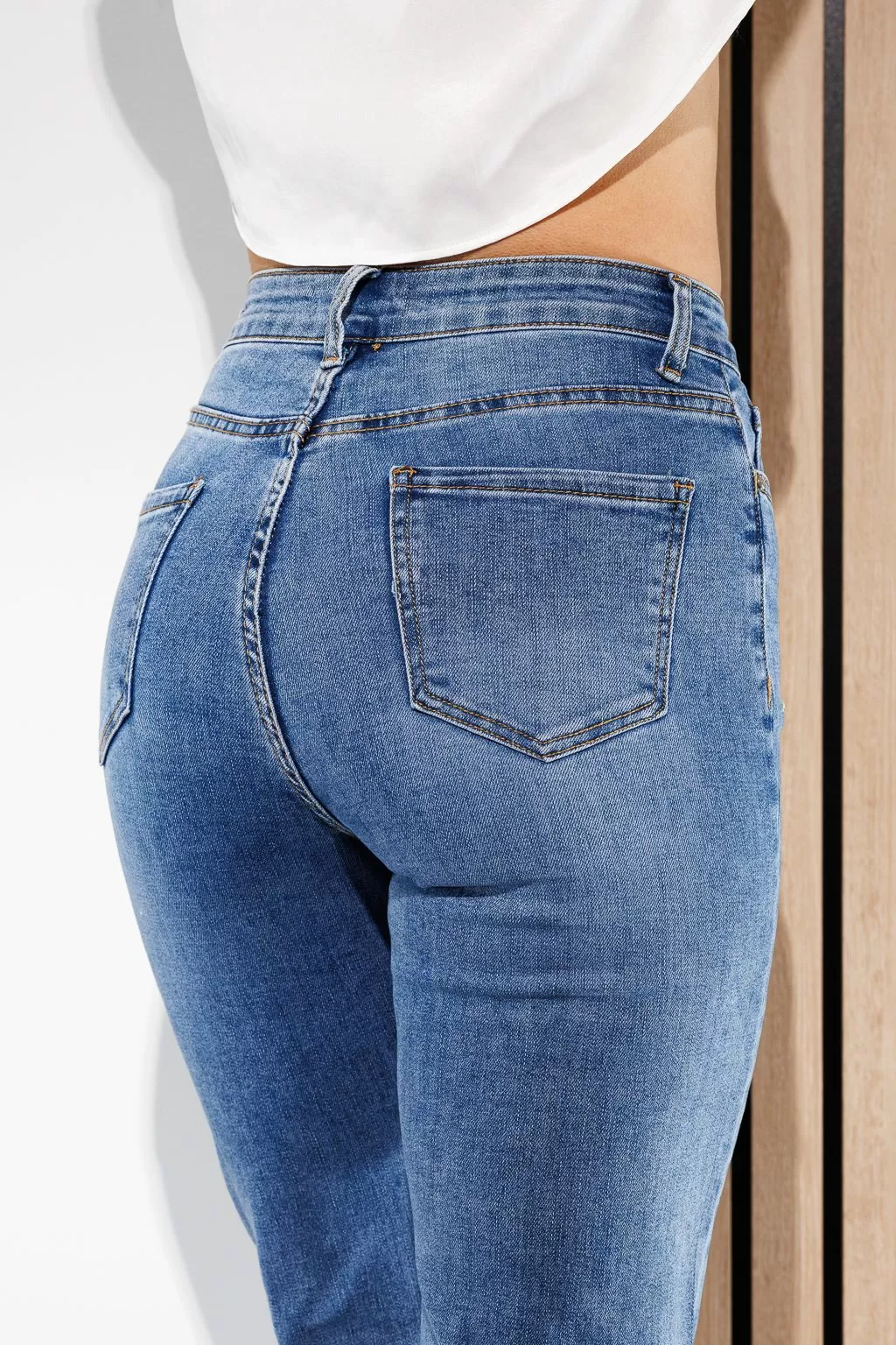 MomFit női Sara kék Jeans #A776