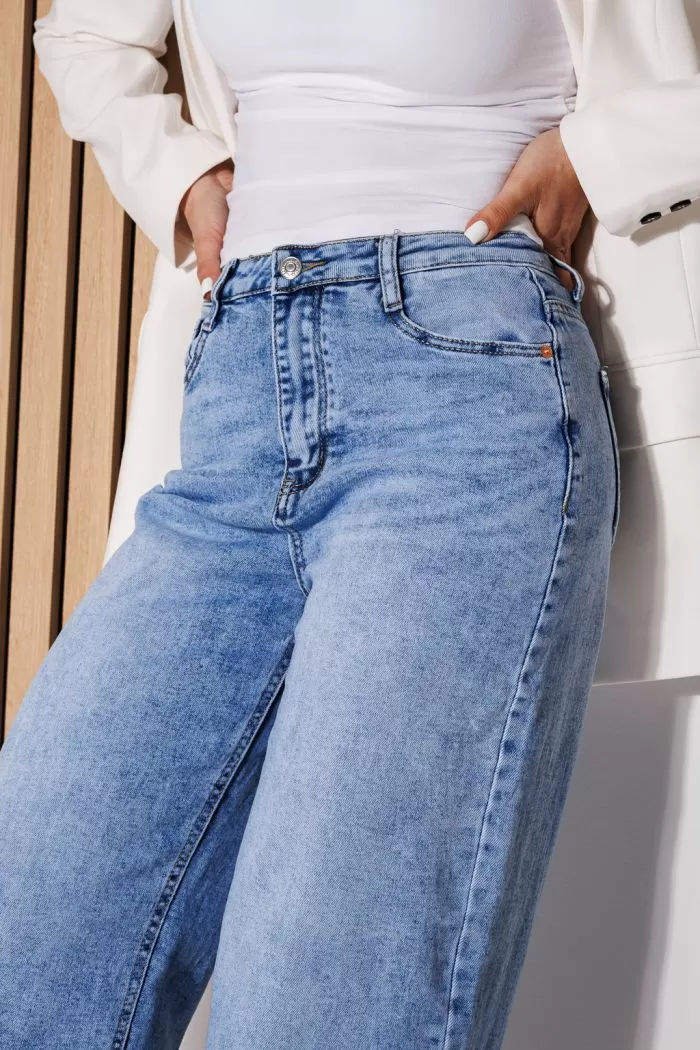MomFit női farmer Juana kék #A781