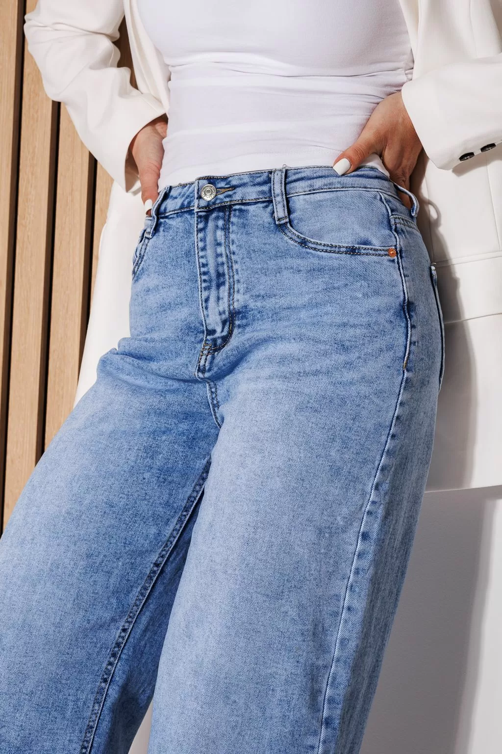 MomFit női farmer Juana kék #A781