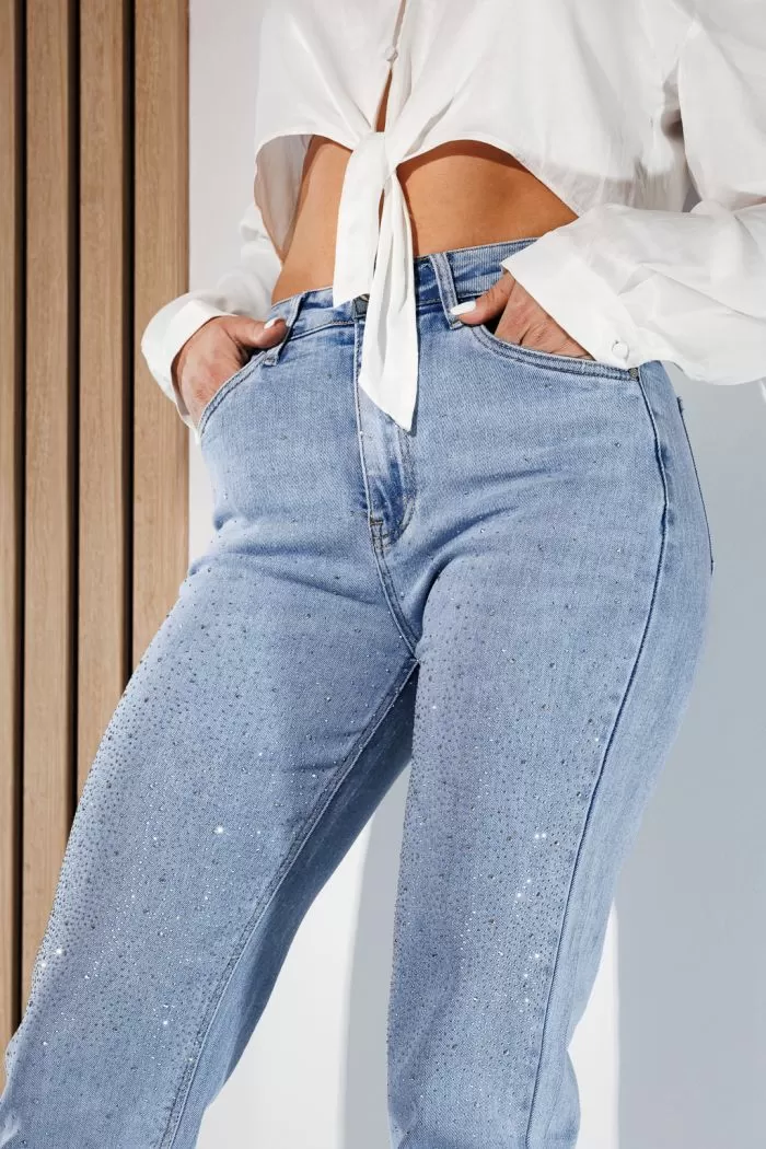 Blugi MomFit Dama Marta Albastri #A784