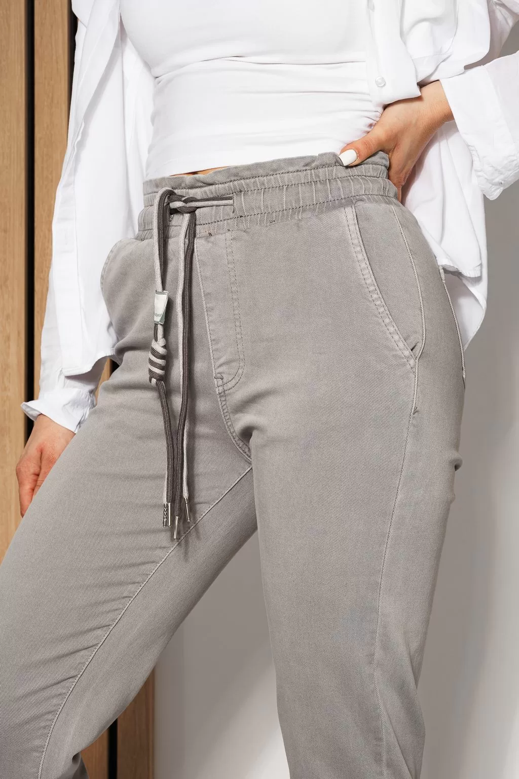 Női Boyfriend Jeans Anita szürke#A806