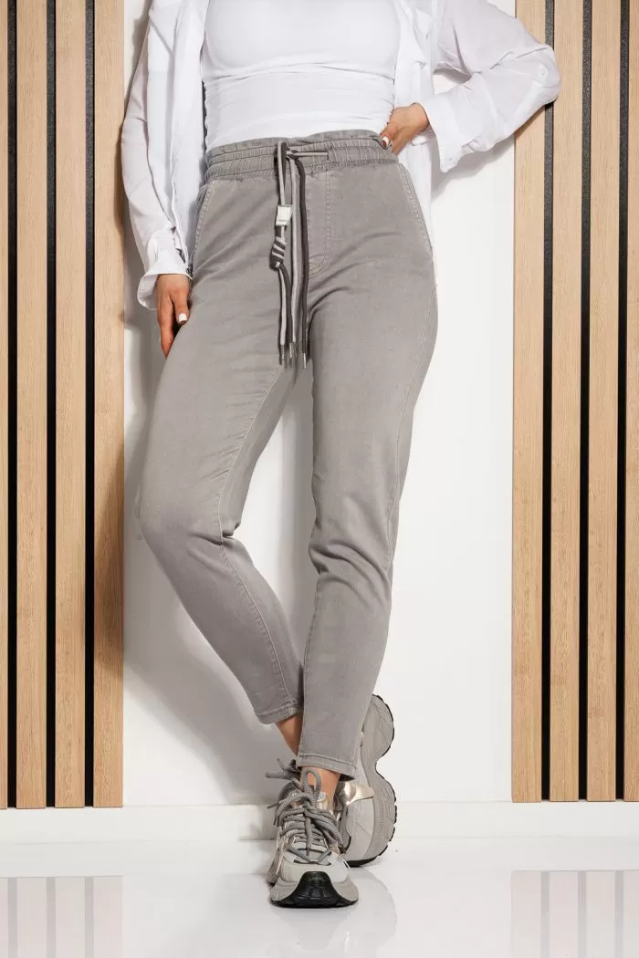 Női Boyfriend Jeans Anita szürke#A806