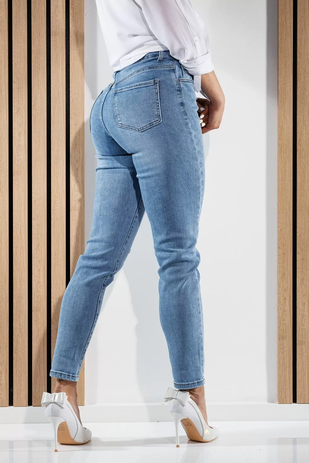 MomFit női farmer Carlota kék #A819