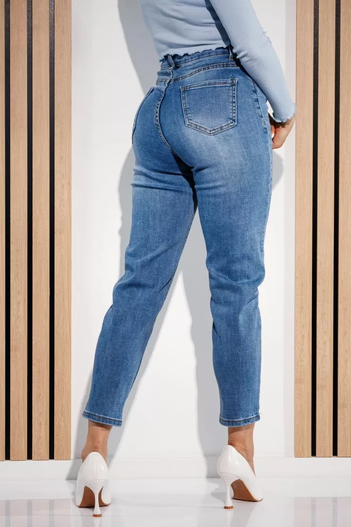Sofia női BaggyFit farmer kék #A934