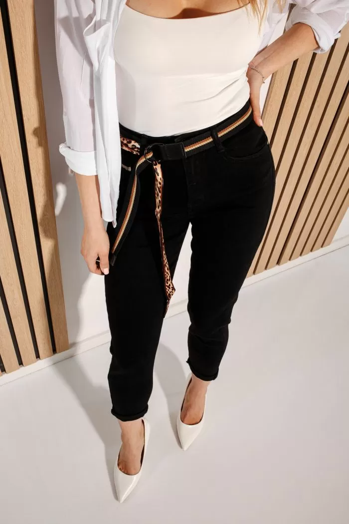 Női Baggy Fit farmer Rosa fekete #A1000