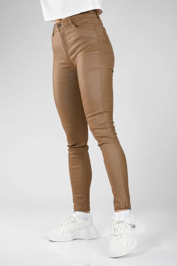 Női Sarah Brown steppelt viaszos nadrág #A1234