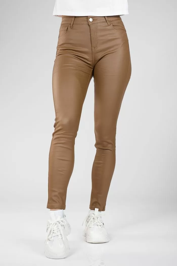 Női Sarah Brown steppelt viaszos nadrág #A1234