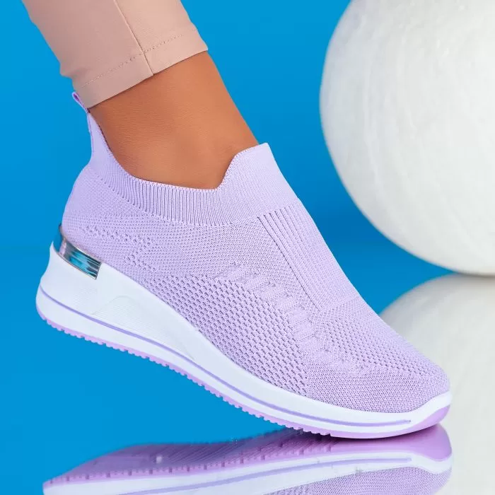 Női Natalie Lila Sportcipő #9035