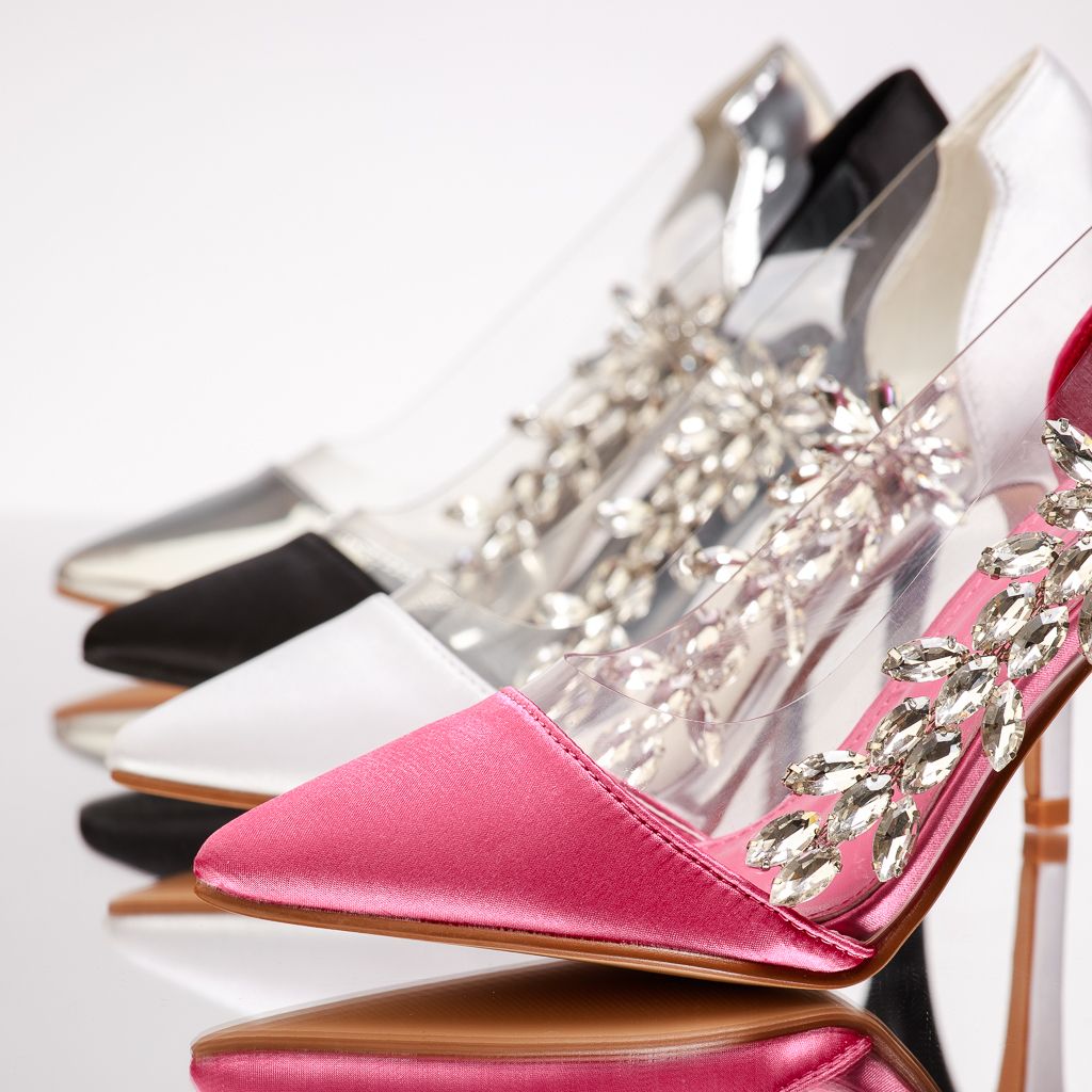 Дамски обувки с ток Helga Фуксия #13482