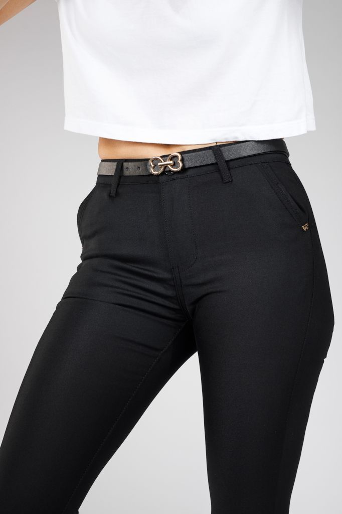 Дамски ежедневен панталон Diana черни #A393