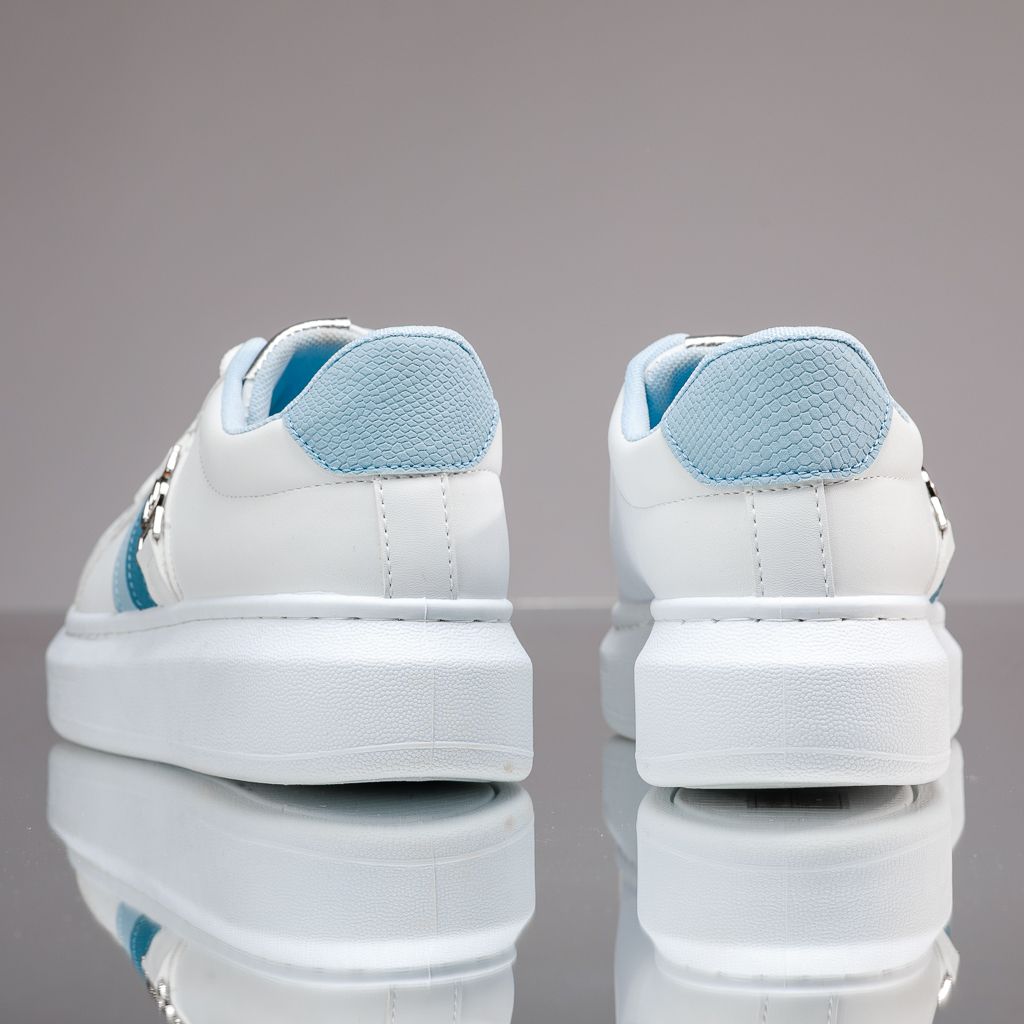 Дамски спортни обувки Hunter Бяло/Син #13843