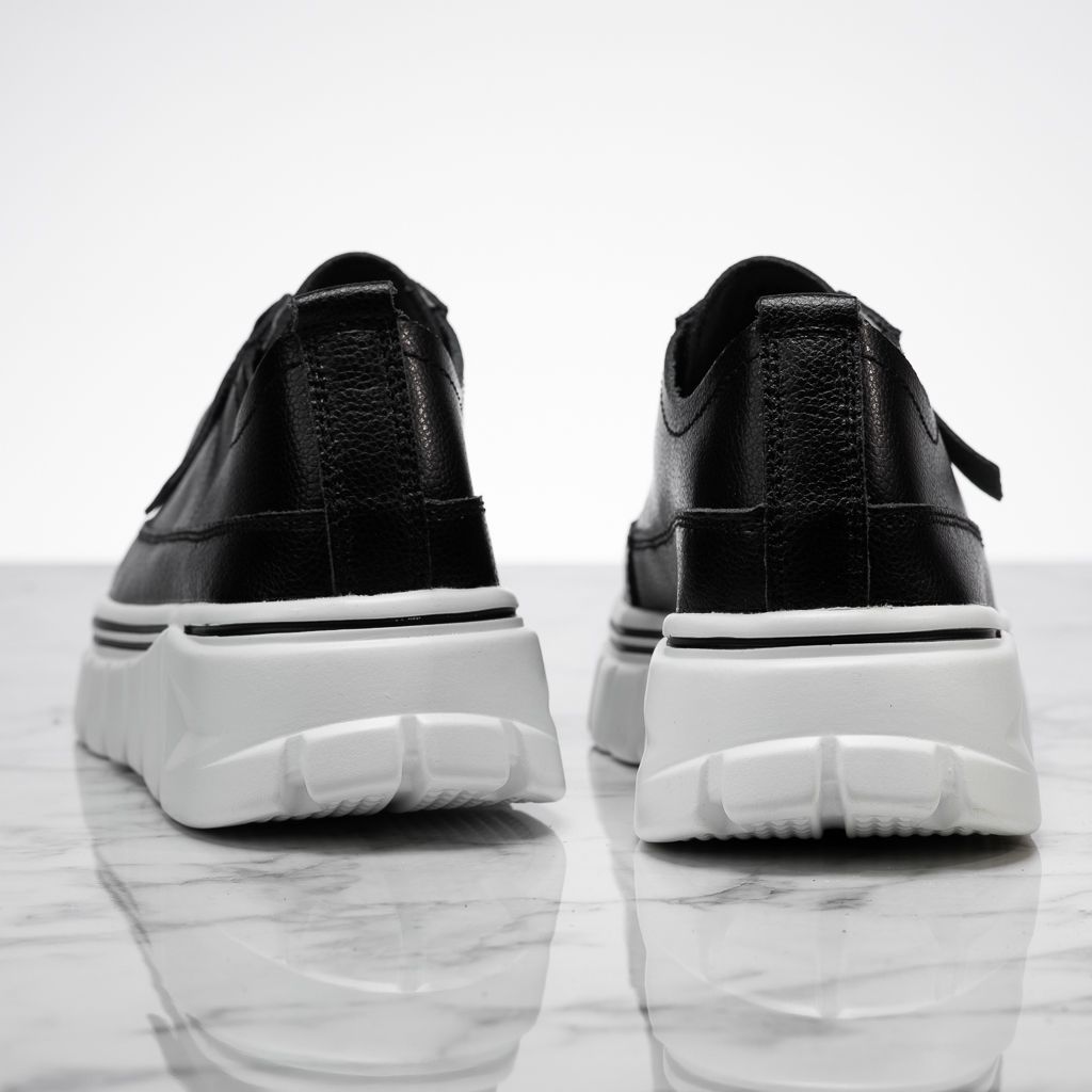 Дамски спортни обувки Изработени от естествена кожа Rylee черен #13911