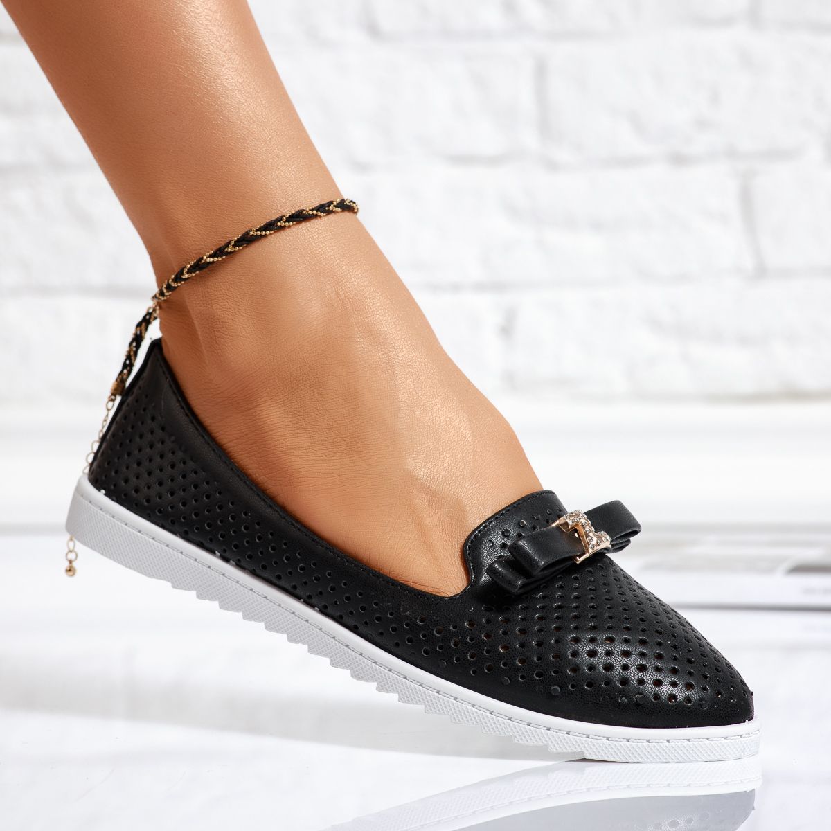Обувки за балеринки Zoe черен #14003