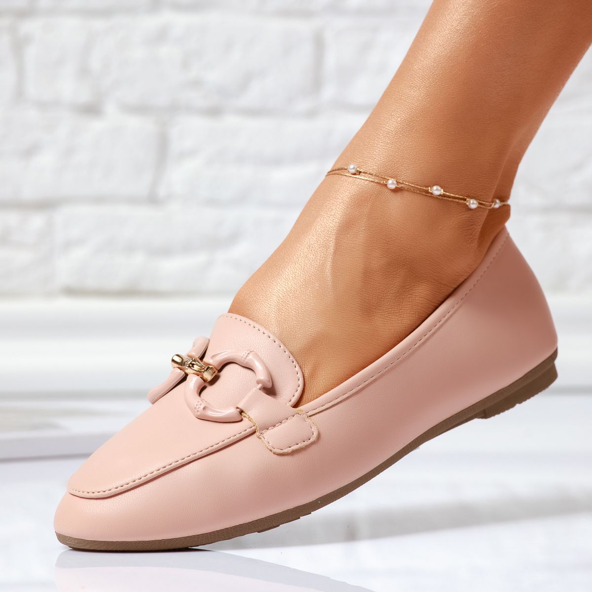 Обувки за балеринки Cleopatra Розово #14019