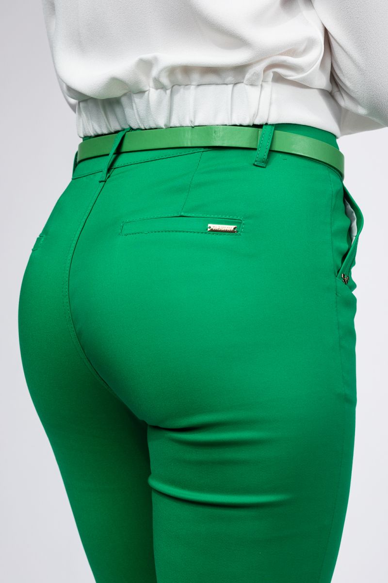 Pantaloni Casual Dama Roxana Verzi #A407