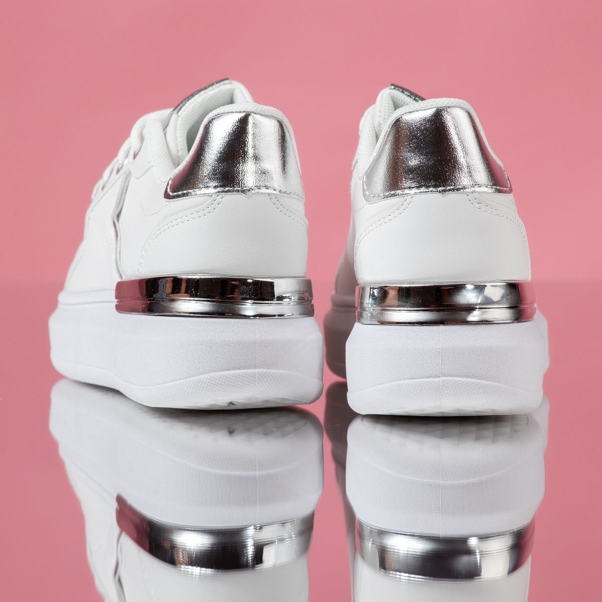 Adidasi Copii Hazel Albi/Argintii #16250