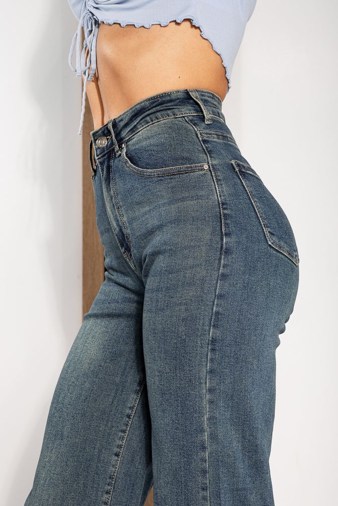 Farmer Wide Leg Fit női Elissa Kék #A1225
