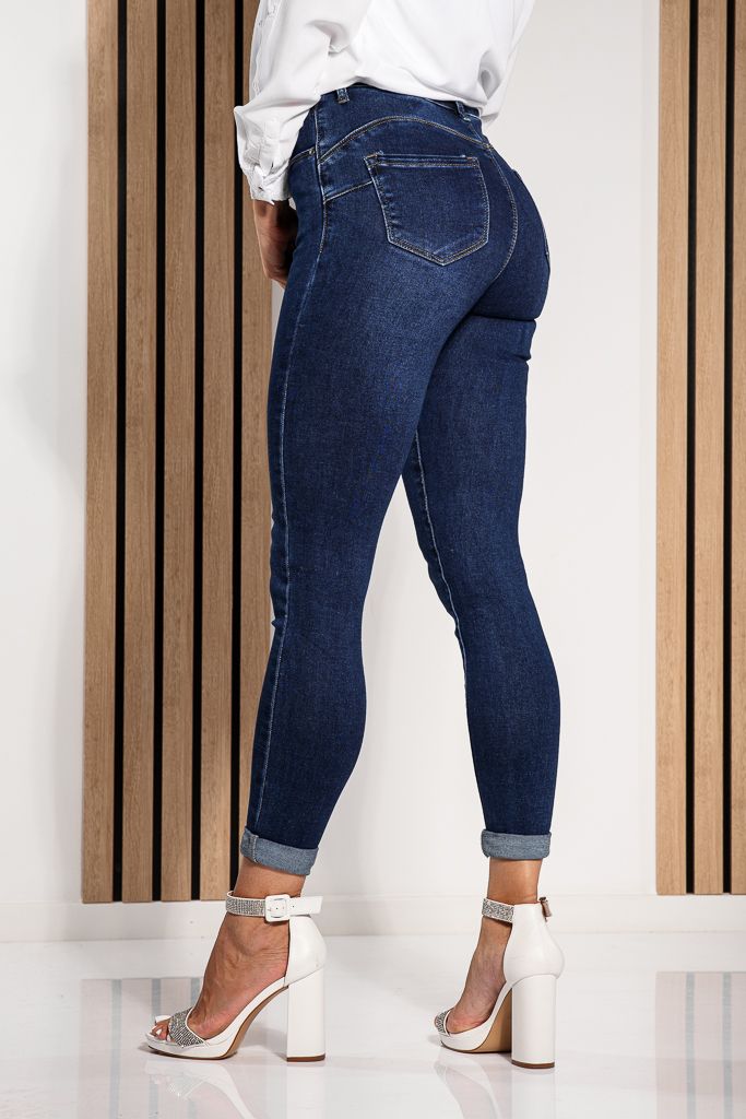 Farmer Skinny Push-up női Dalila Kék #A1217