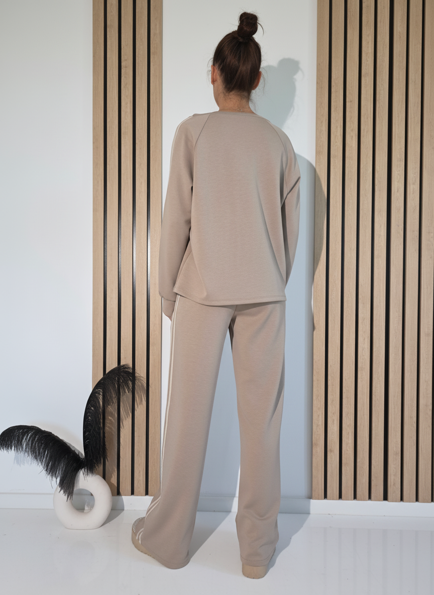 Női sport együttes bézs Ziara #A1269