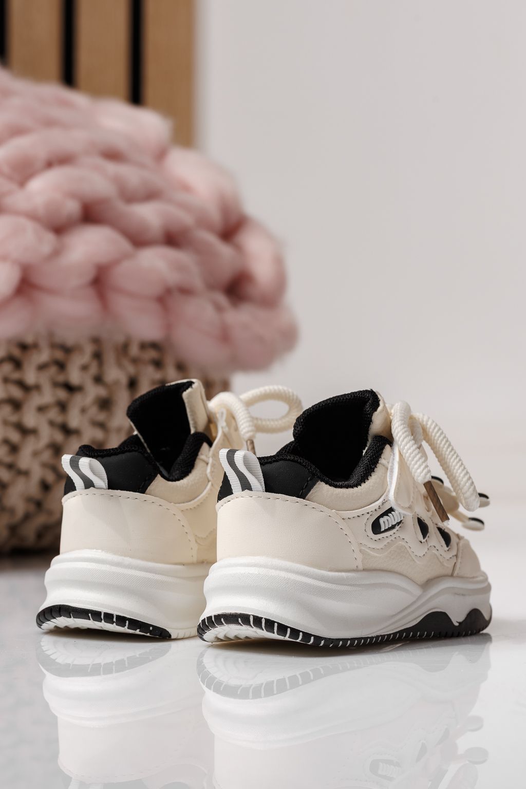 Gyerekcipők fekete öko bőrből készült Briana #24045