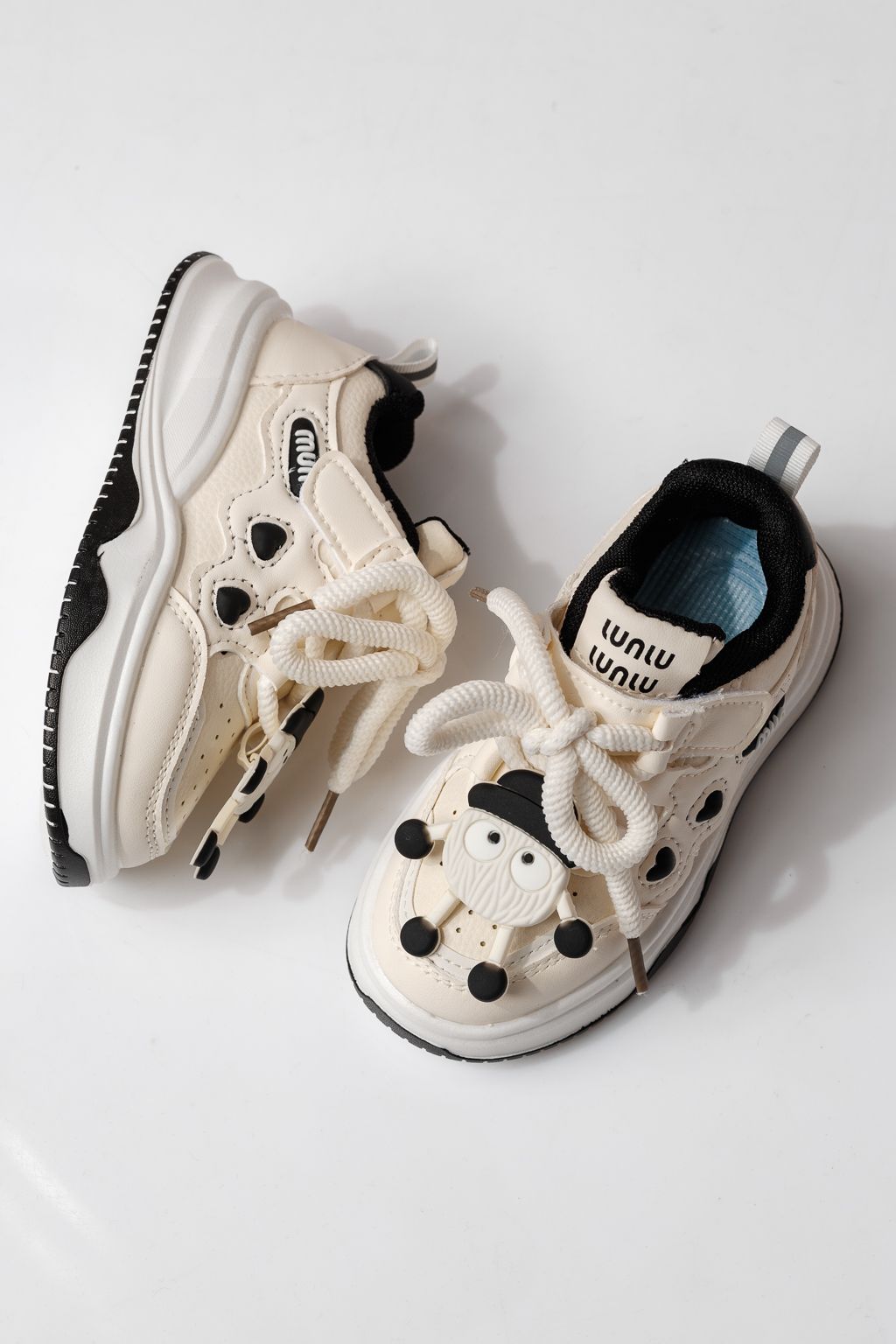 Gyerekcipők fekete öko bőrből készült Briana #24045