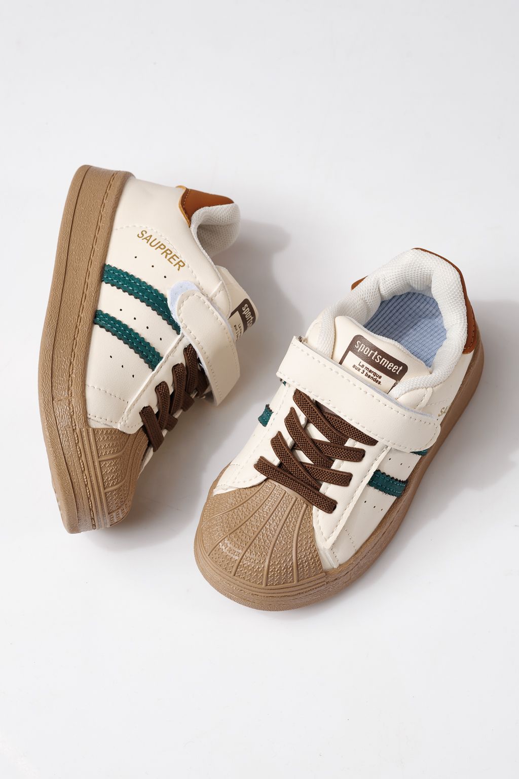 Gyerekcipők zöldellő öko bőrből készült Allana #24018