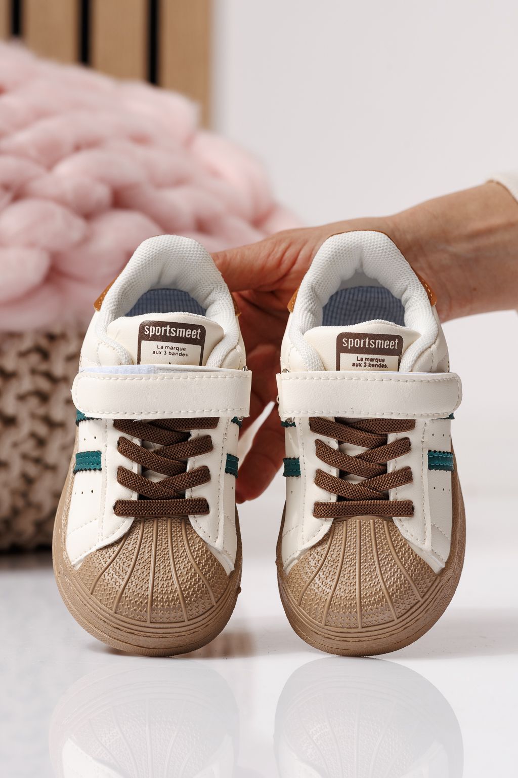 Gyerekcipők zöldellő öko bőrből készült Allana #24018