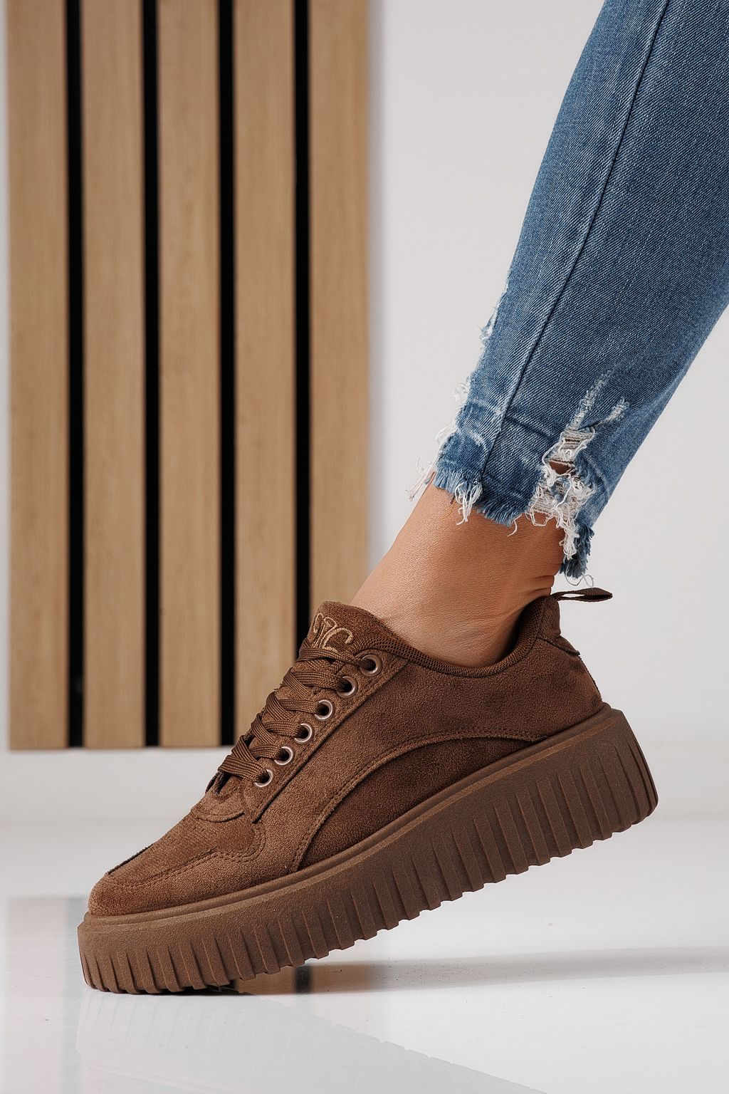 Adidasi dama maro din piele ecologica Delia #24300