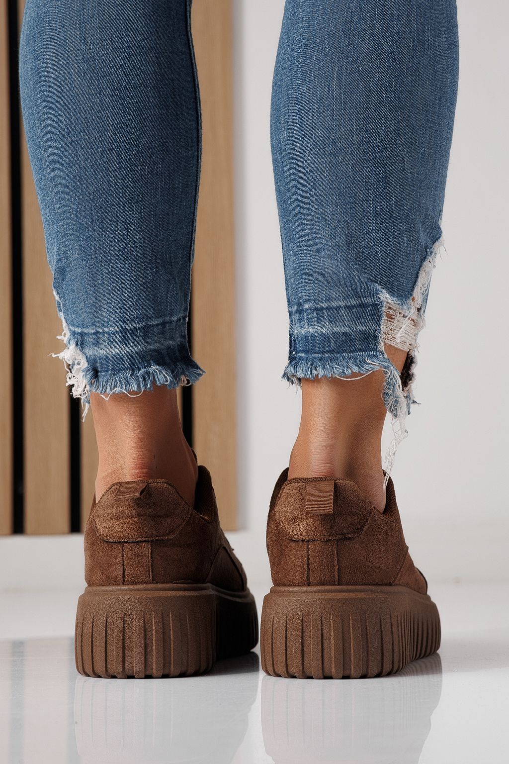 Adidasi dama maro din piele ecologica Delia #24300