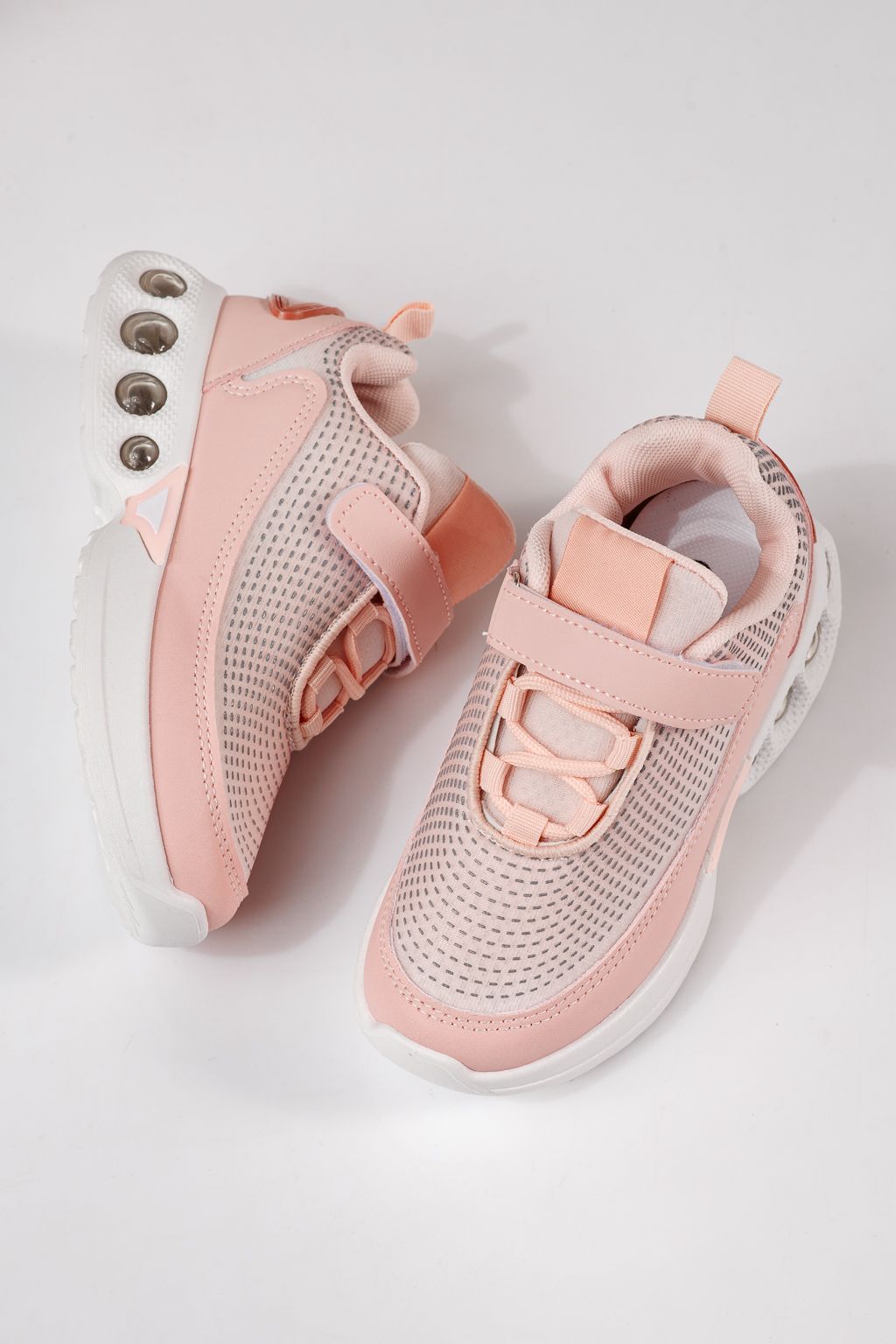 Gyerekcipők rózsaszín textil anyagból készült Victoria #24355