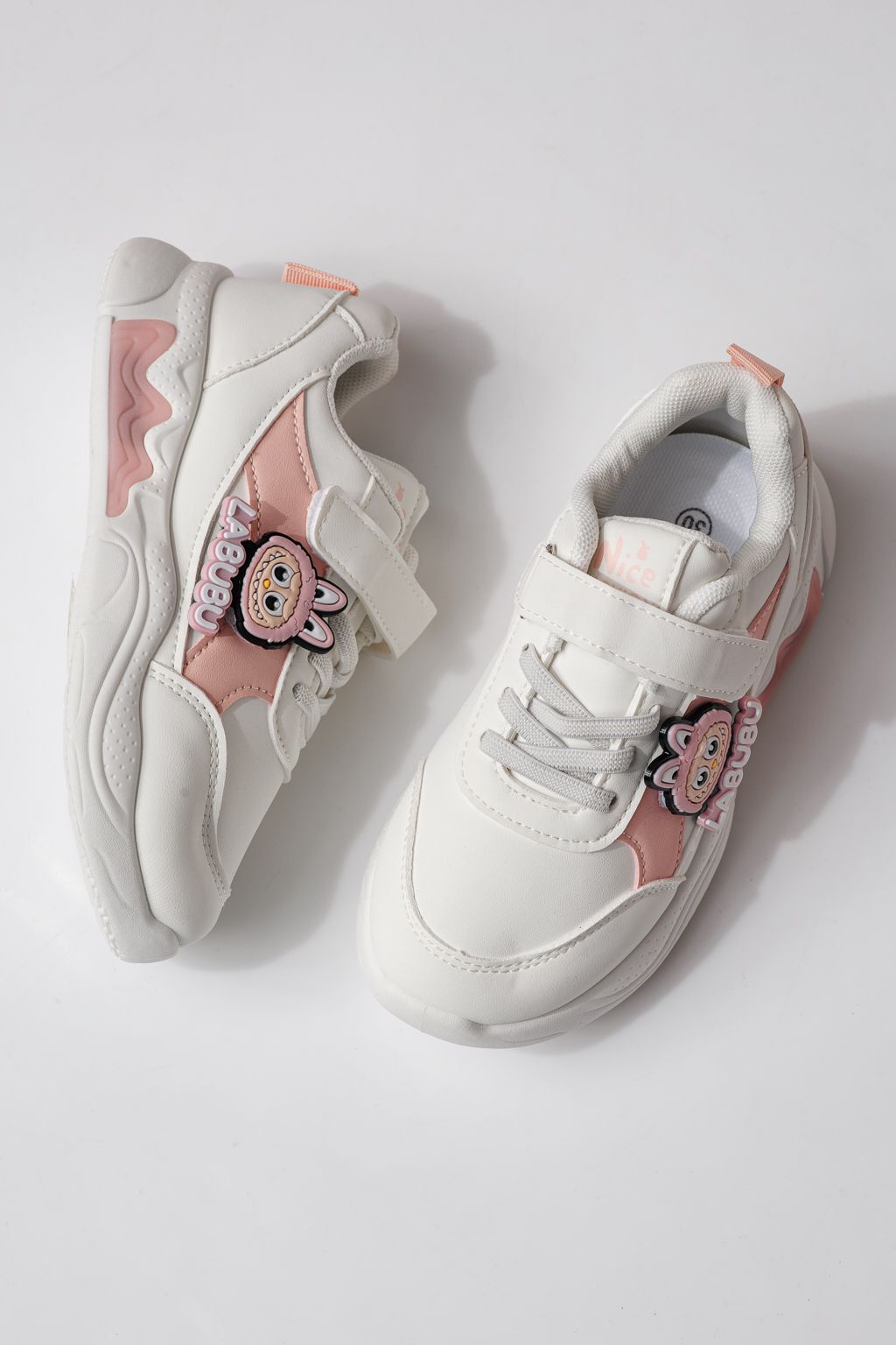 Gyerekcipők rózsaszín öko bőrből készült Bubu #24372