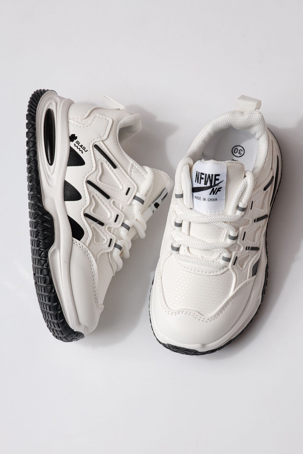 Gyerekcipők fehér öko bőrből készült Calista #24365