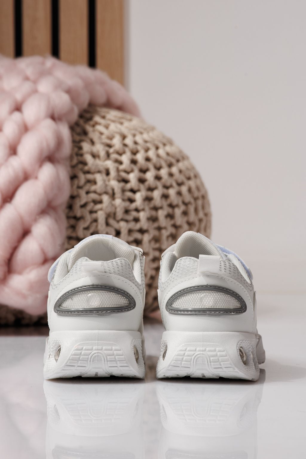 Gyerekcipők fehér textil anyagból készült Freya #24350