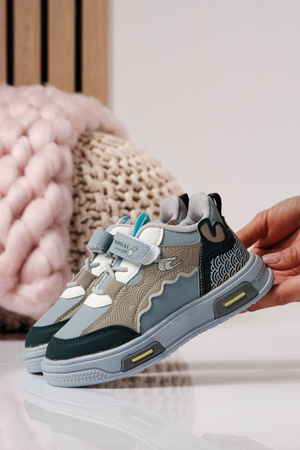 Gyerekcipők fekete öko bőrből készült Iris #24345