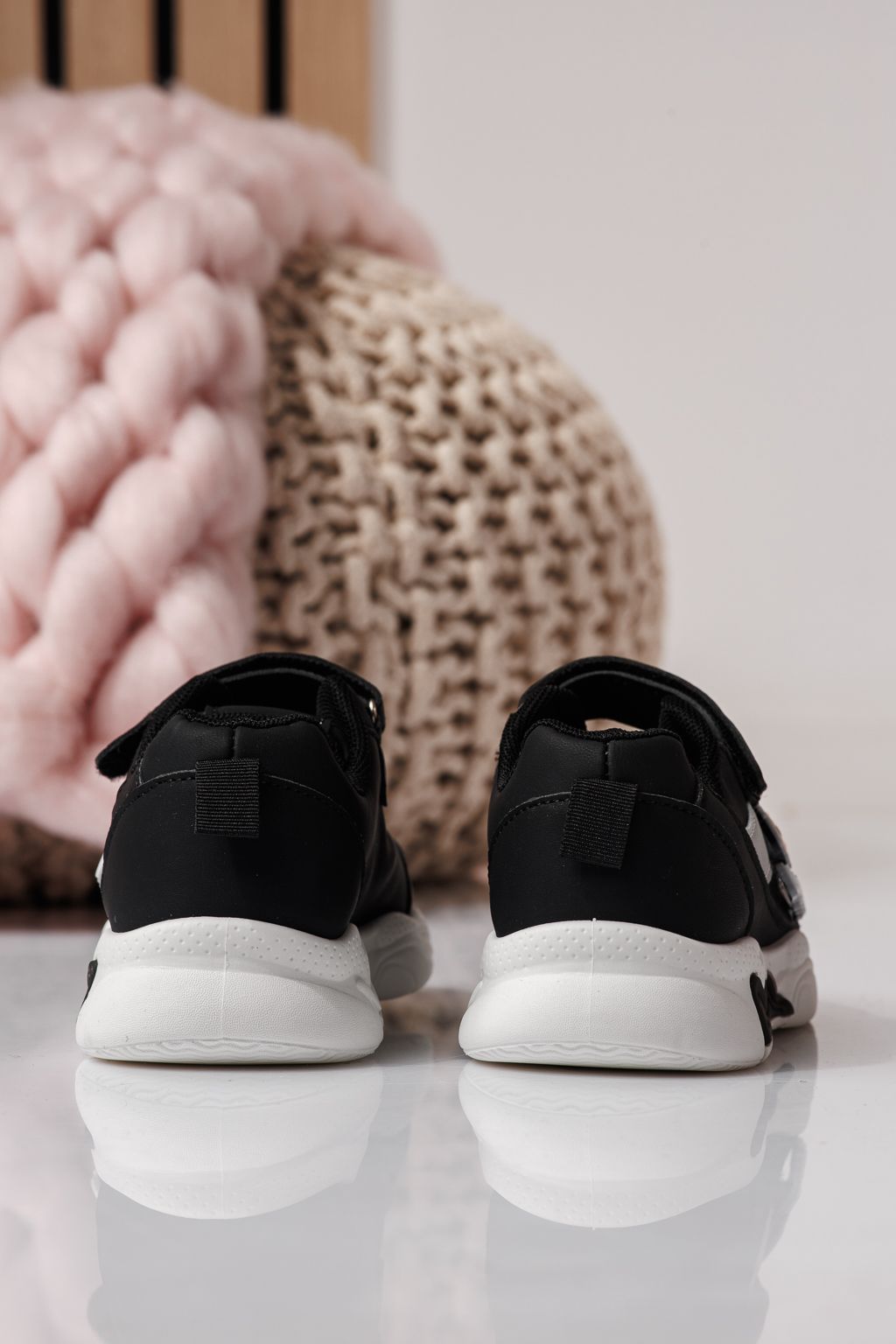 Gyerekcipők fekete öko bőrből készült Bubu #24374