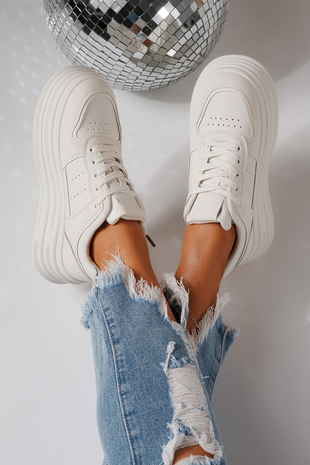 Adidasi dama negri din piele ecologica Adelina #24284