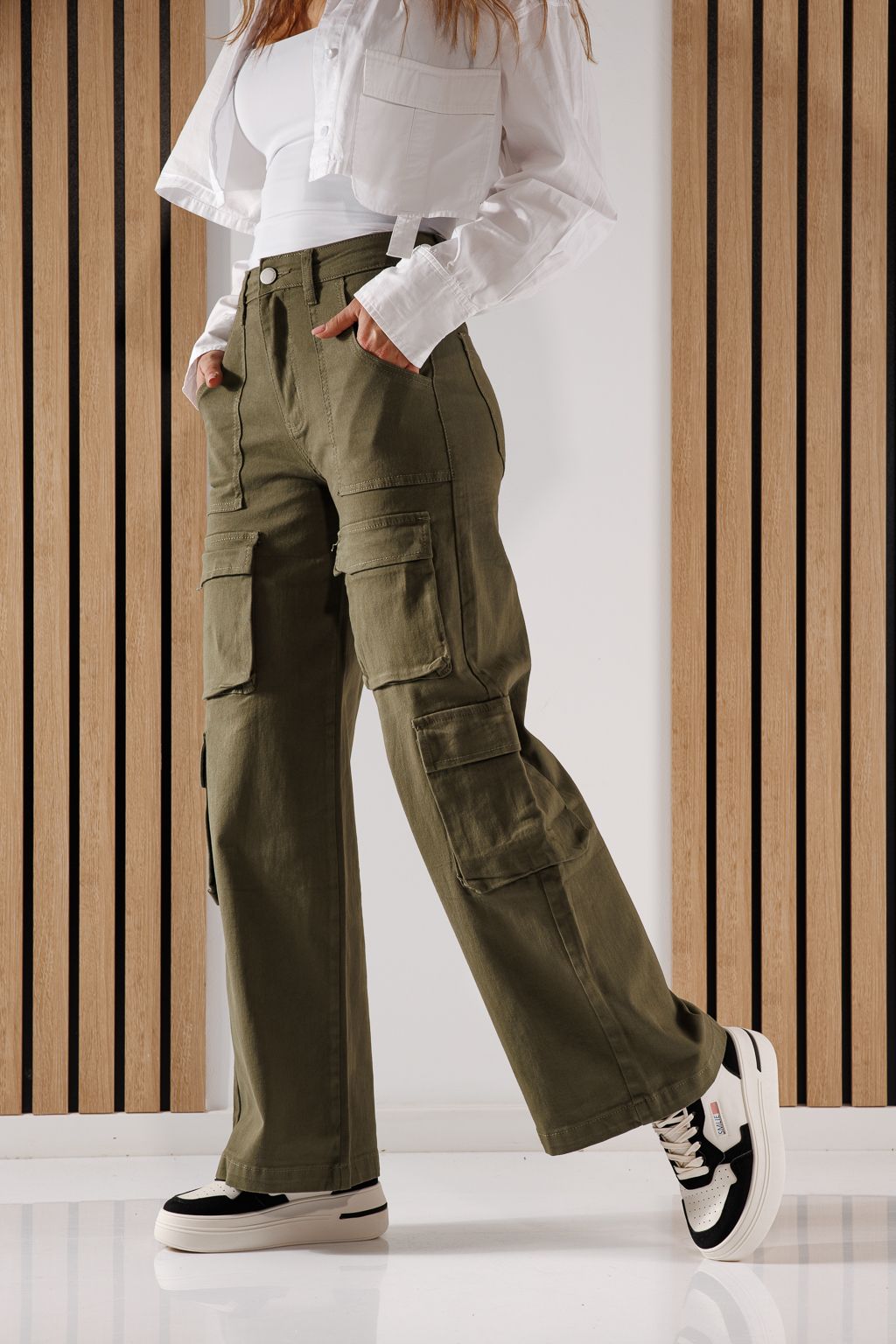 Miki Keki Női Cargo Tipusu Farmer #A642