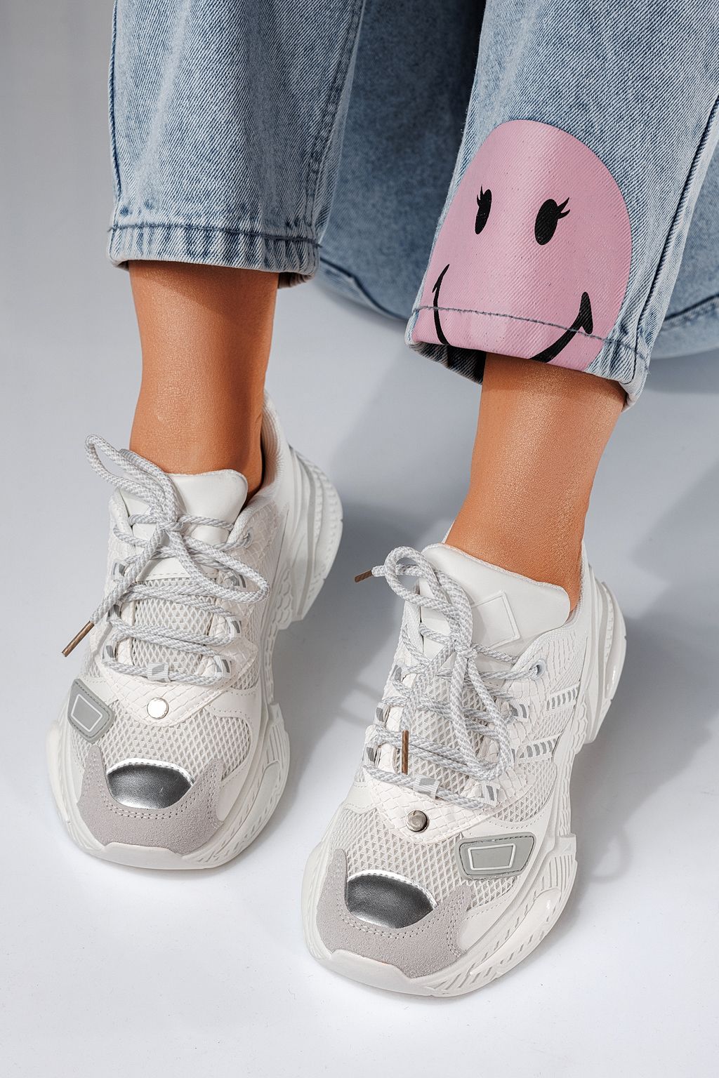 Devi Női Sportcipő Fehér Ökológiai Bőrből #24543