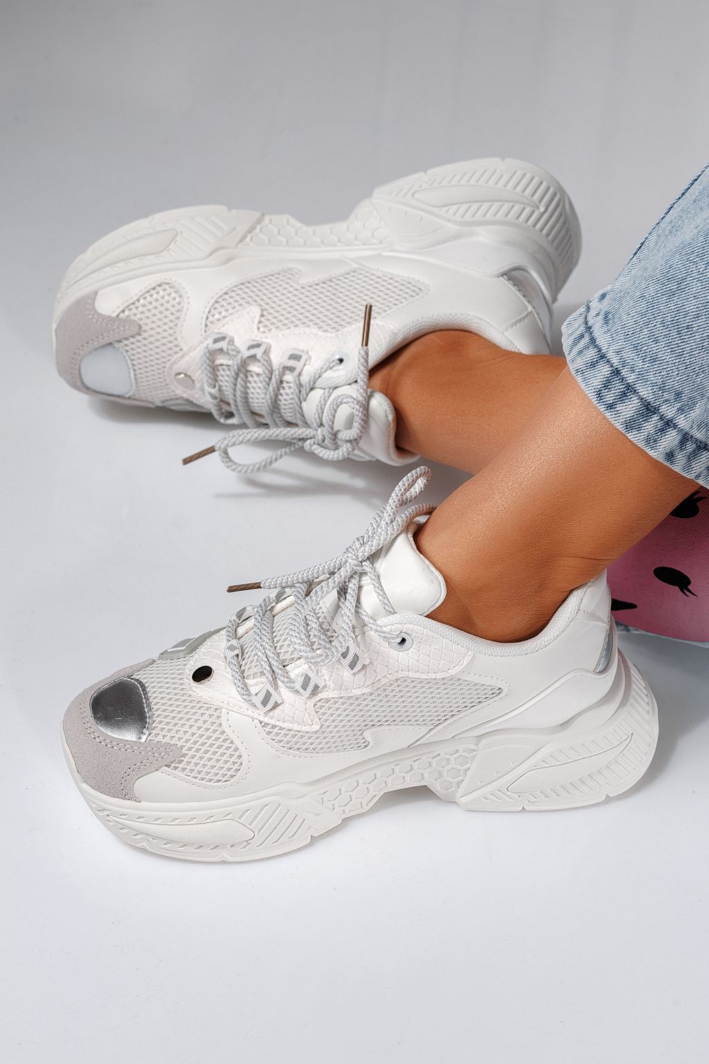 Devi Női Sportcipő Fehér Ökológiai Bőrből #24543