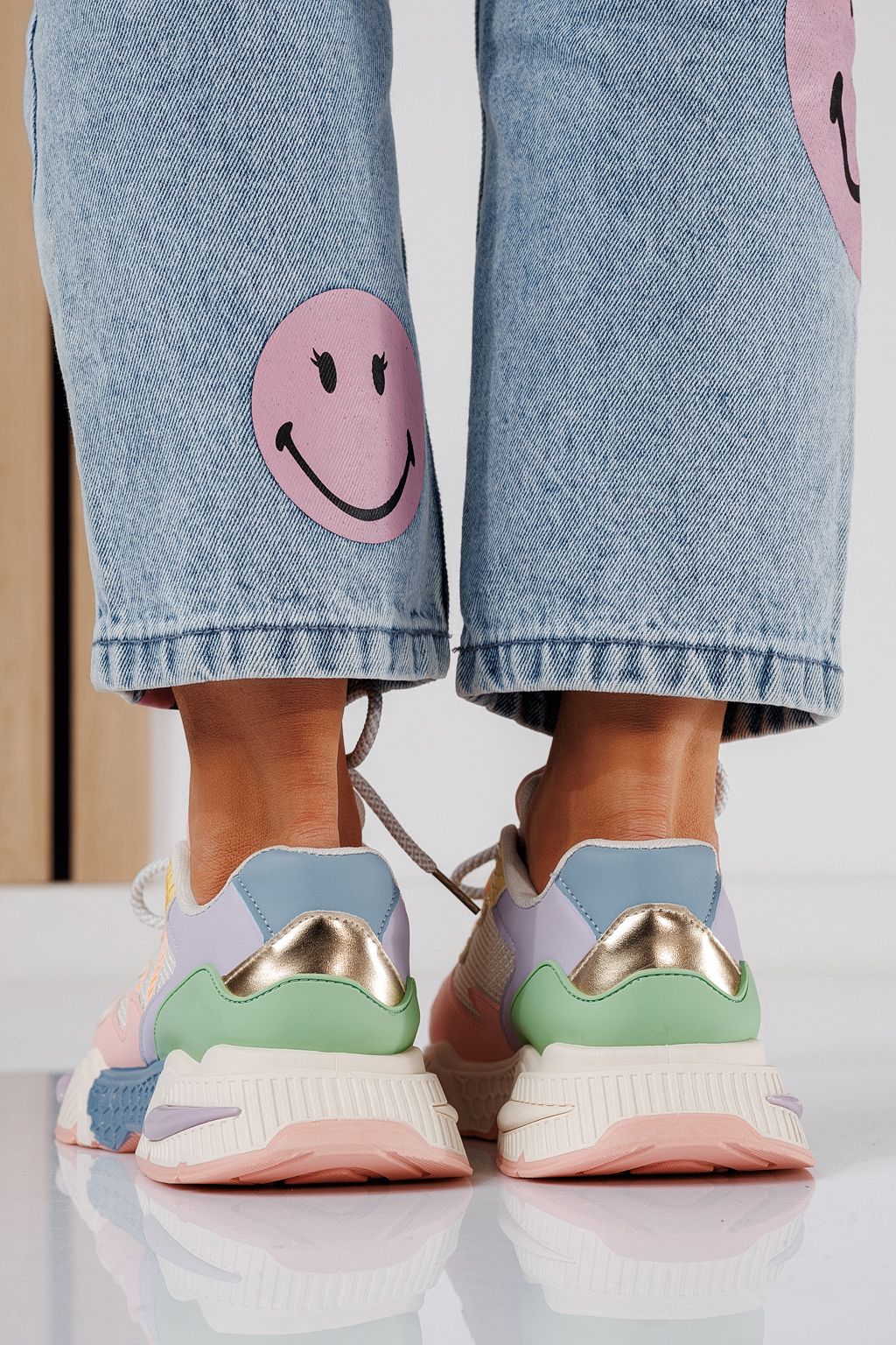 Devi Női Sportcipő Rózsaszín Ökológiai Bőrből #24544