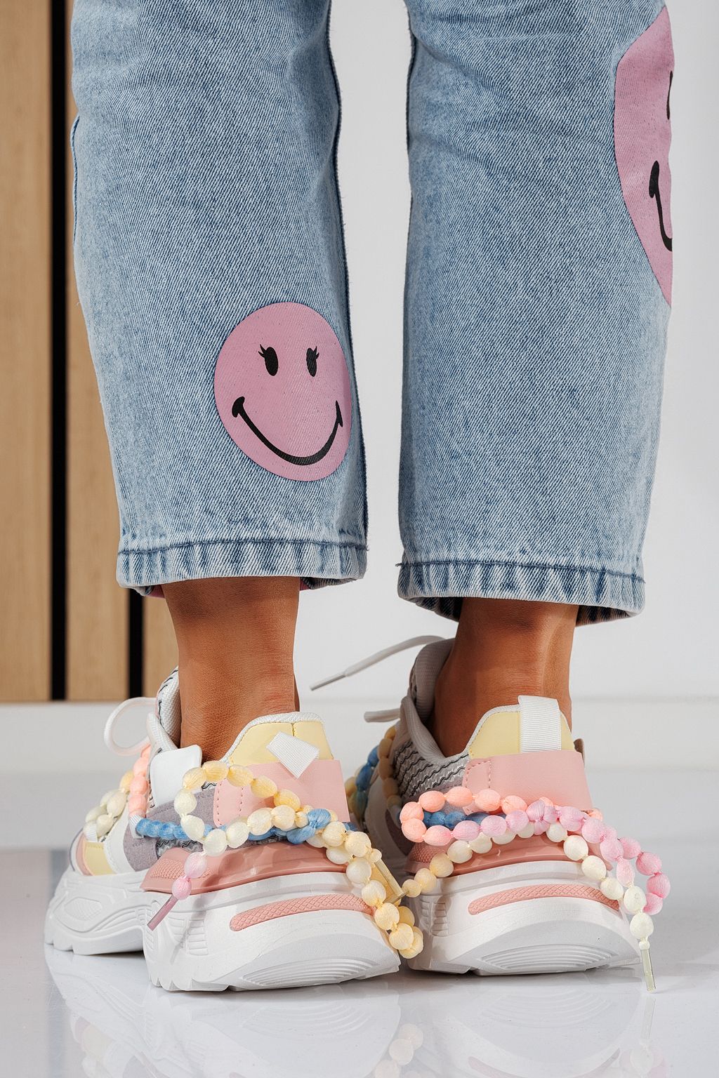 Evi Női Sportcipő Többszinü Ökológiai Bőrből #24549