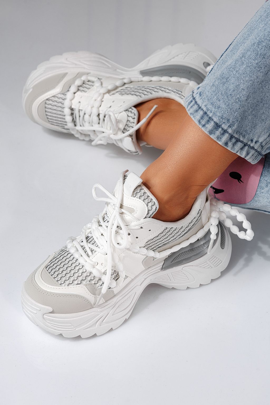 Evi Női Sportcipő Fehér Ökológiai Bőrből #24551