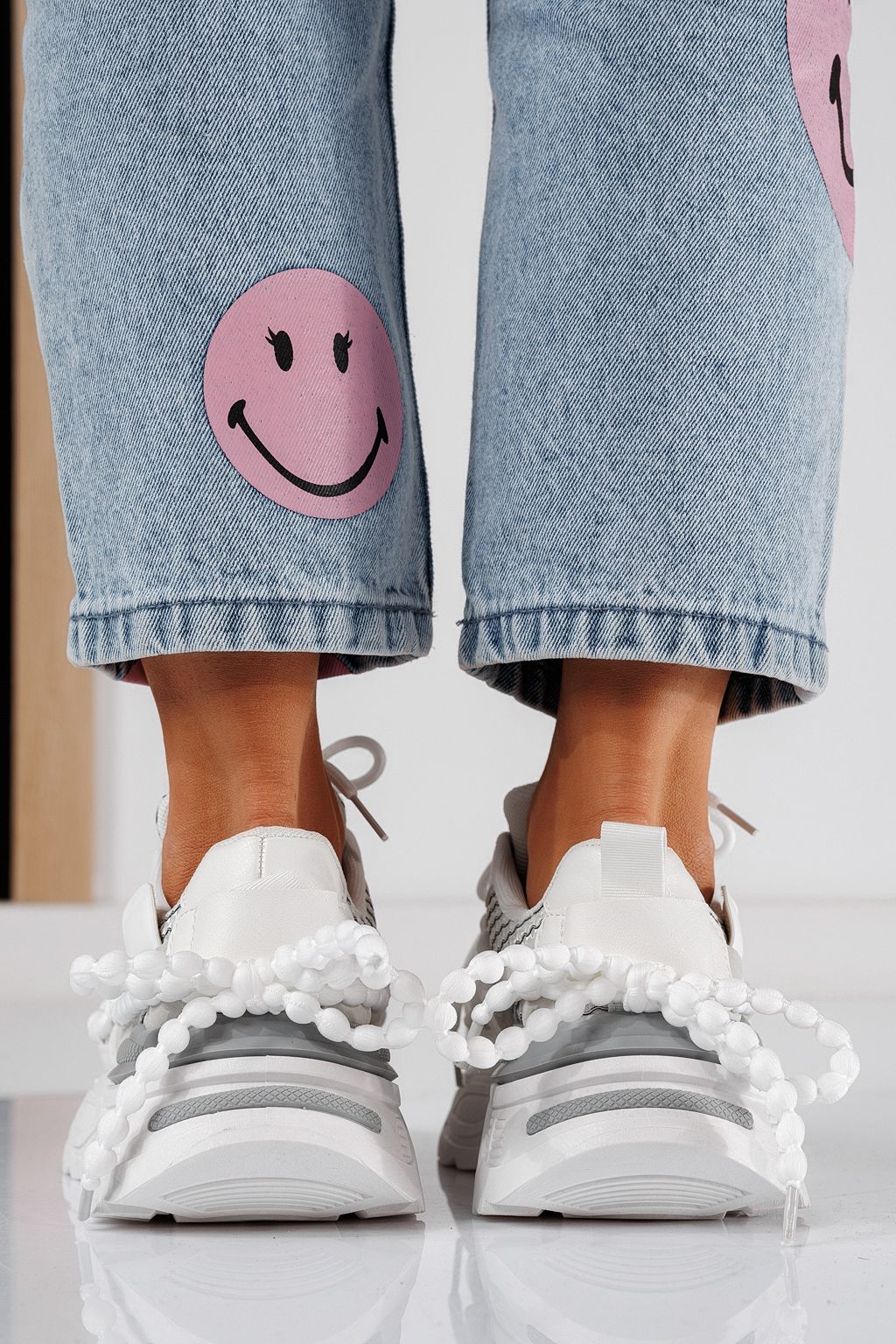 Evi Női Sportcipő Fehér Ökológiai Bőrből #24551