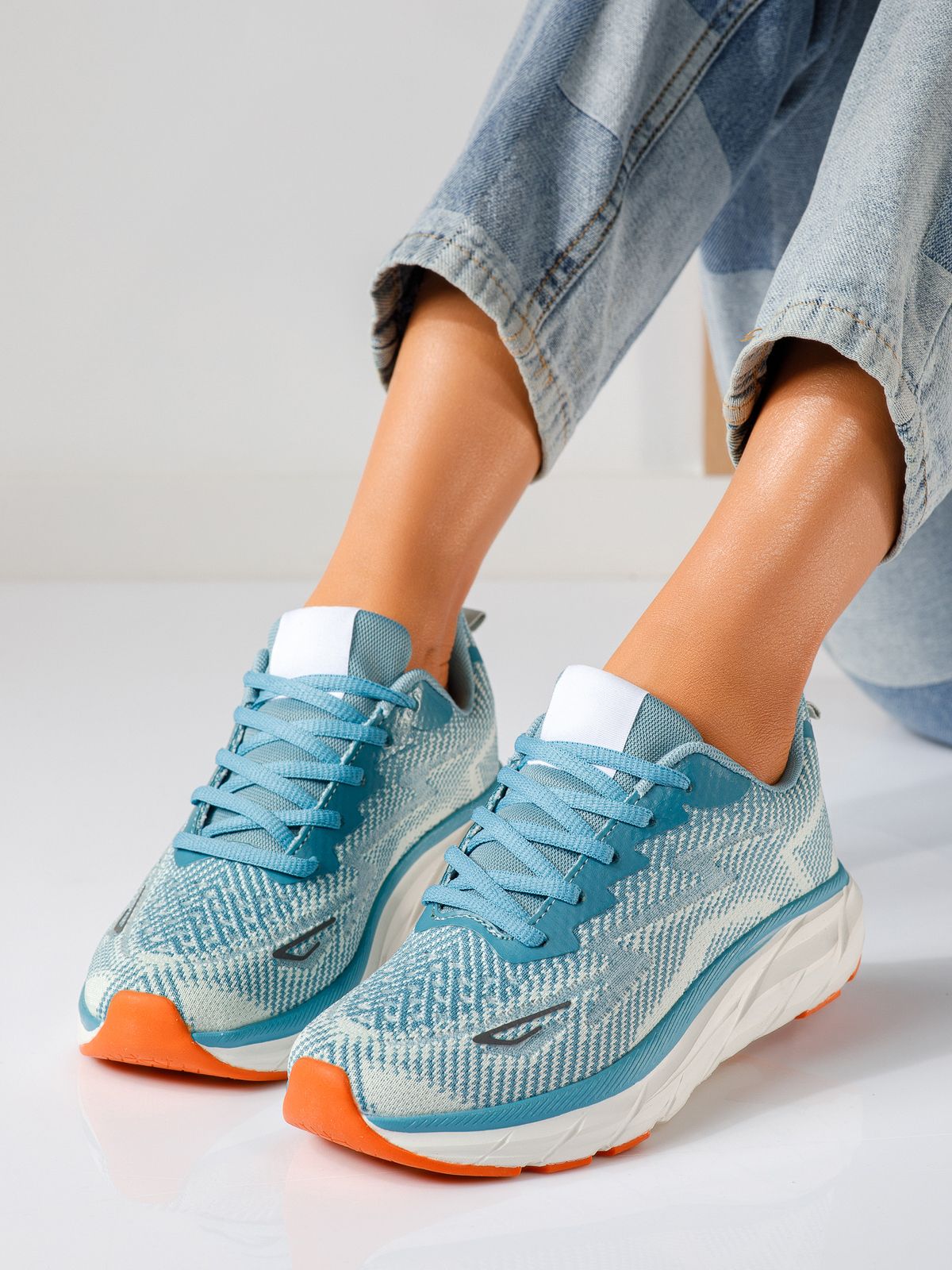 Luisa Női Sportcípő Zöld Textil Anyagból #24560