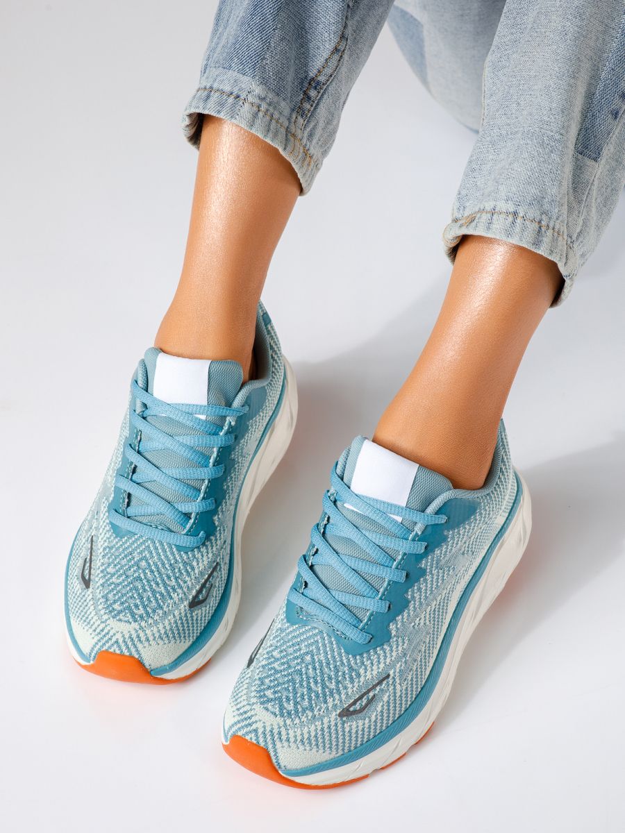 Luisa Női Sportcípő Zöld Textil Anyagból #24560