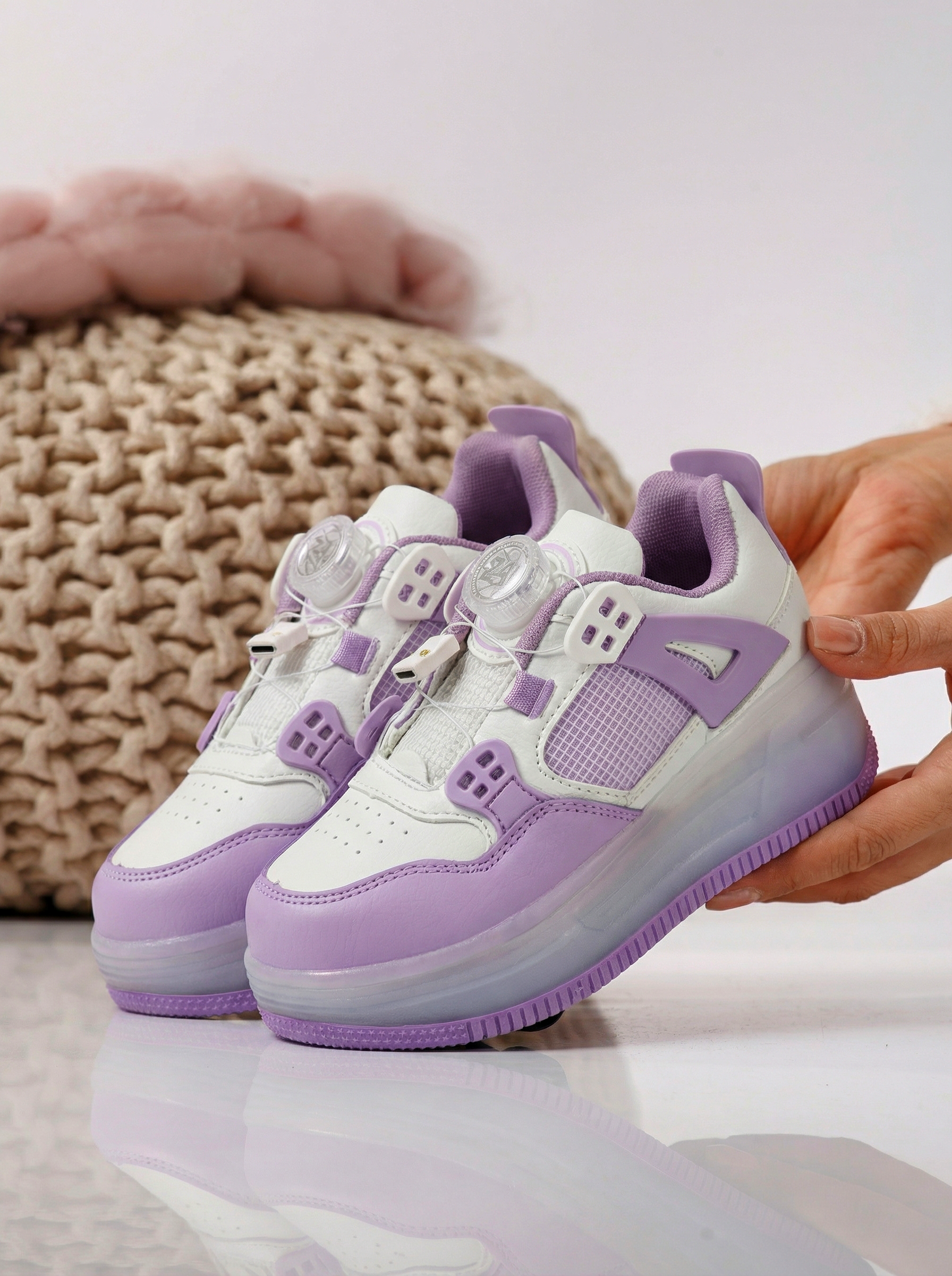 Görkorcsolya mályvaszínű öko bőrből készült Helys2 #24575