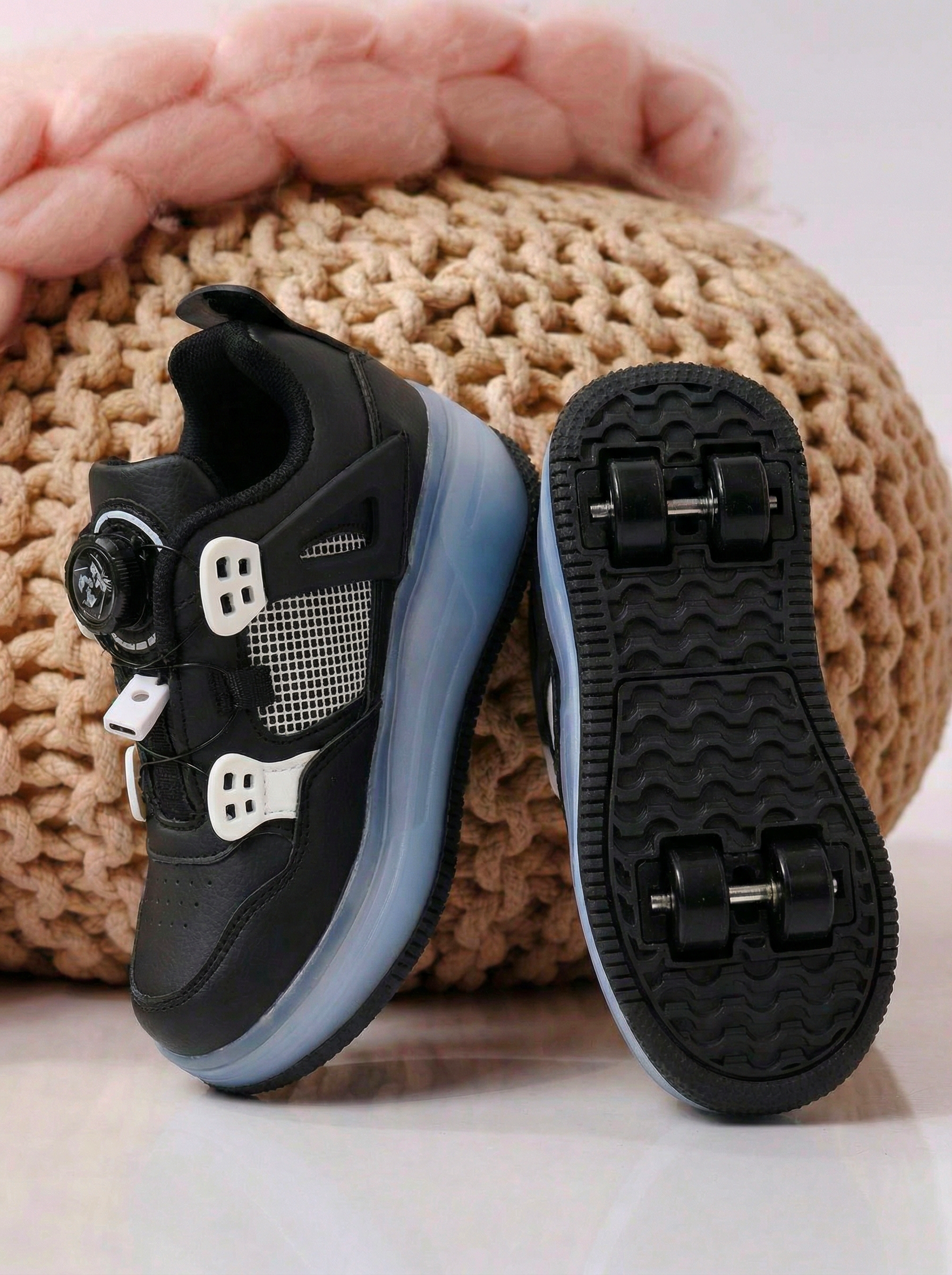 Görkorcsolya fekete öko bőrből készült Helys2 #24577