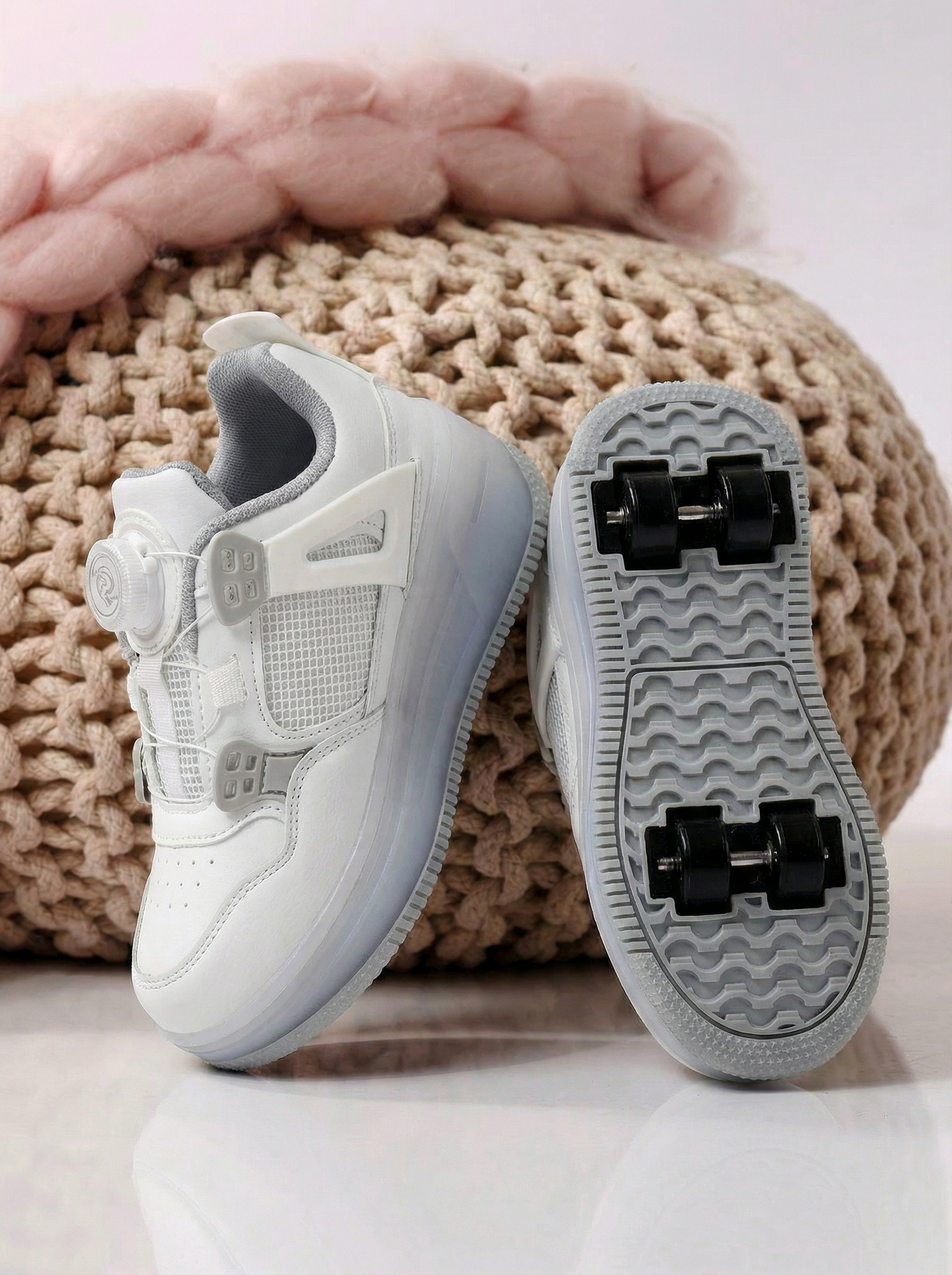 Görkorcsolya fehér öko bőrből készült Helys2 #24571