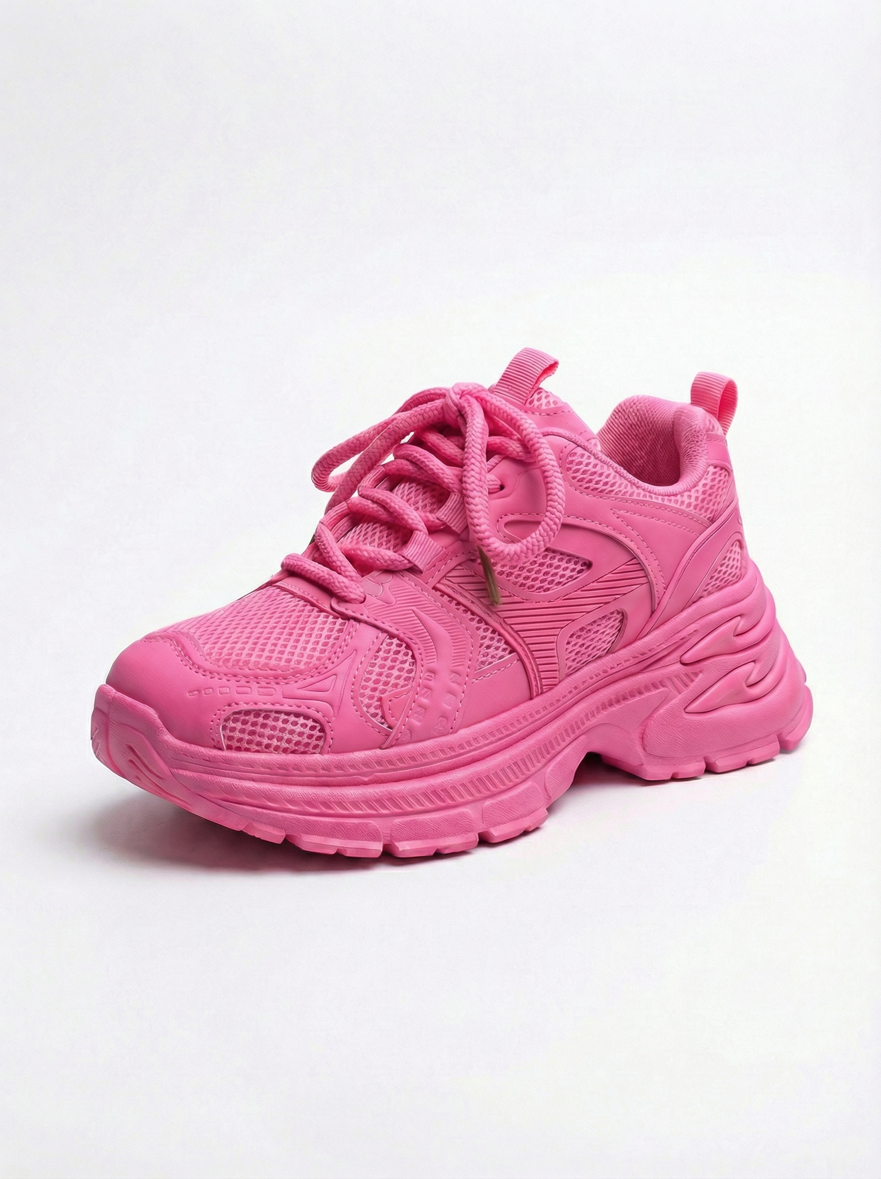 Női rózsaszín sportcipő ekológikus bőrből Amber #24524