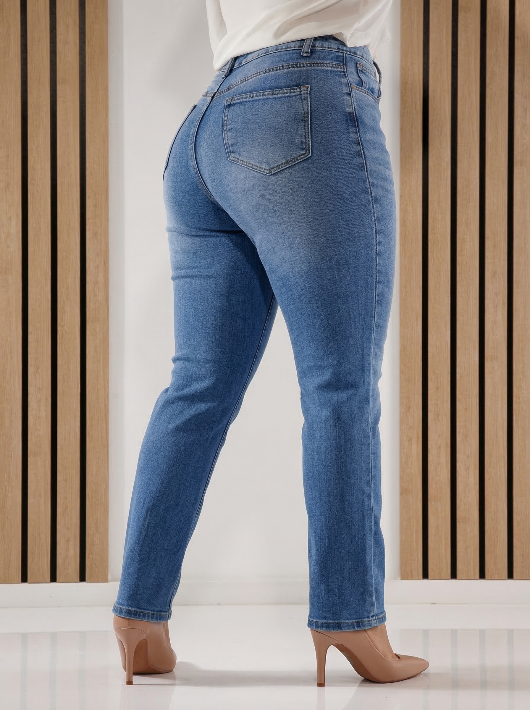 Női trapéz farmer Anisa kék #A1403